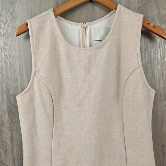 JOA Warm and Fuzzy Blush Pink Drop Waist Wool Blend Mini Dress Size Small - Picture 11 of 13